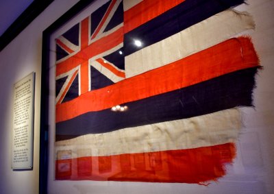 History of the Hawaiian Flag, Old Lahaina Courthouse, Lahaina, Maui, Hawaii 091 