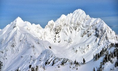 Mount Anderson, Anderson Glacier, Olympic National Park, Olympic Mountains, Washington State 434 