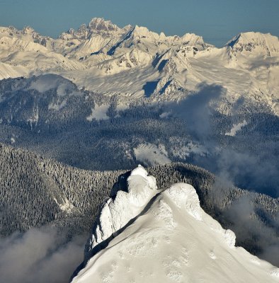 Three Fingers Mountain and Lookout, Cascade Mountains, New Year Eve 2018, Washington State 474 