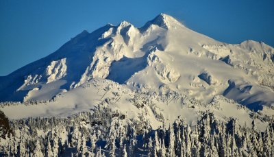 Glacier Peak from Mount Pugh, Cascade Mountains, Washington State 644  
