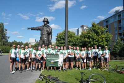 Toronto Fire Celtic Society, Memorial Ride To Ottawa