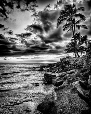 Kauai Sunset mono