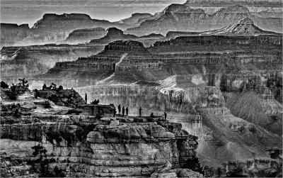 Grand Canyon Late Sun Mono-2