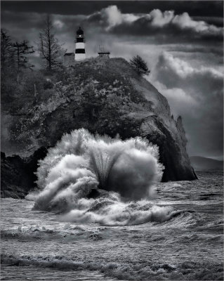 Cape Disappointment Moonlit