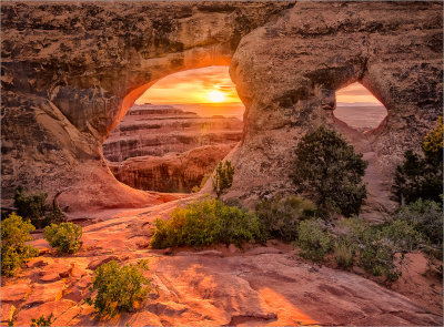 Partition Arch Sunrise 1
