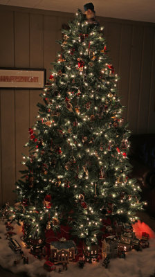 200+ Mice Ornaments and a Snow Village