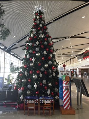 DTW Christmas Tree and Santa's Mailbox