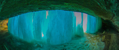 Behind the Frozen Falls