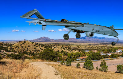 Drone over Fort Huachuca