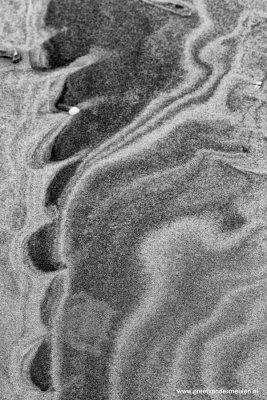 2N9B1736 zand tekening Oost Terschelling