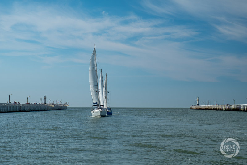 Zeilen in Nieuwpoort