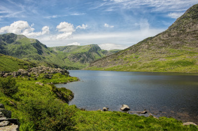 snowdonia and lake