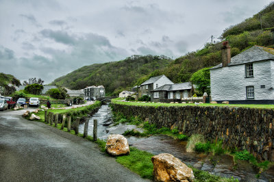 Boscastle Harbour UK alternative view