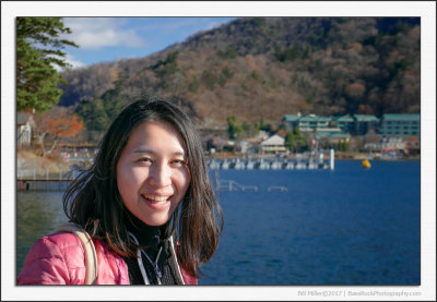 Mika at Lake Chūzenji