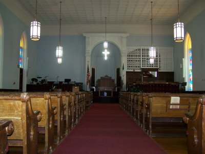 Interior of the Dexter Avenue Baptist Church