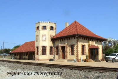 Ellis County - Waxahatchie -  Santa Fe  train station 