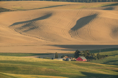 Palouse Loess Hills - the red barn