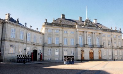 Changing of the Guard - Amalienborg Palace