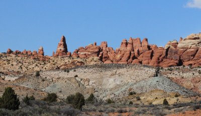 Rock Pinnacles at Arches National Park