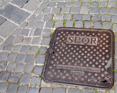 Manhole Cover in Rome