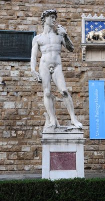Statue of David (copy), this is where the original once stood