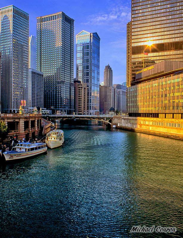 Chicago River-Downtown Chicago