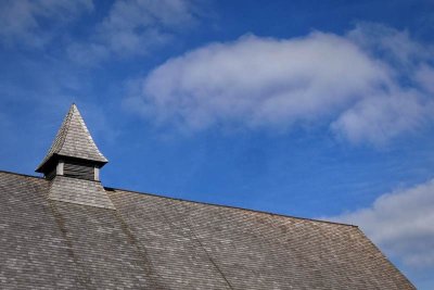 Clouds and the Great Barn's Roof