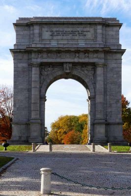 The National Memorial Arch on an Autumn Day