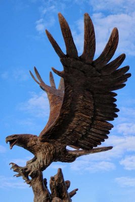 Marco Island Eagle Bronze Sculpture