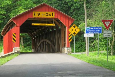 The Frog Hollow Road Covered Bridge