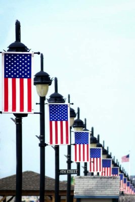 Boardwalk Flag Decorations