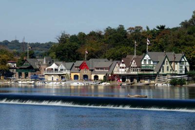 Boathouse Row Along Martin Luther King, Jr. Drive