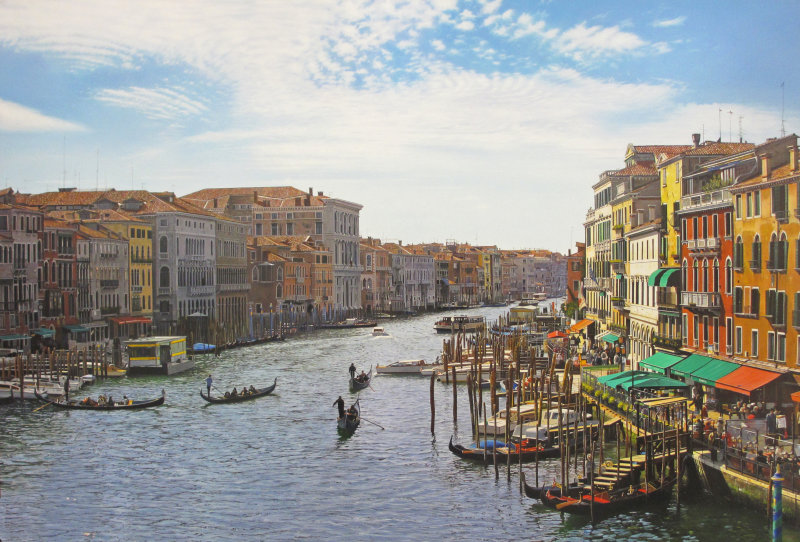 Raphaella Spence - Canal Grande - Oil on canvas -2007-