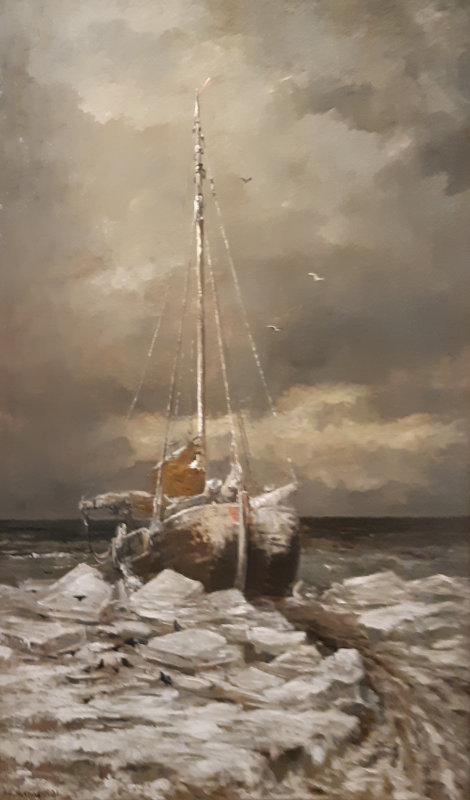 H.W.Mesdag. The winter of 1891.