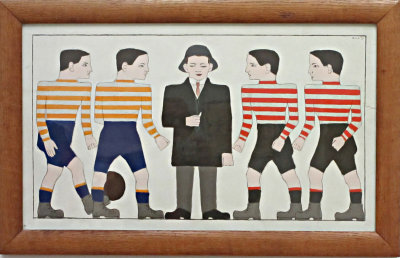Soccer players -  1913 - Voetballers.