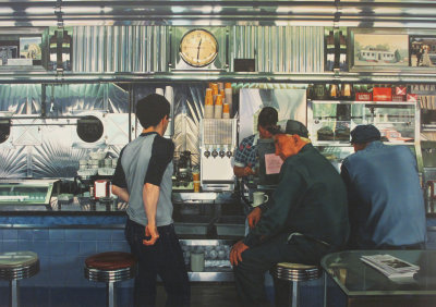 Ralph Goings - Collins Dinner - Oil on canvas - 1985/86-