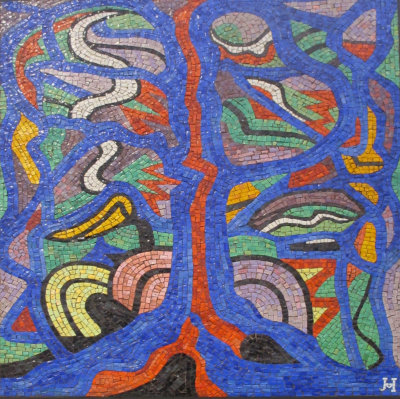 Jacoba van Heemskerck. Glass mosaic. -1920-