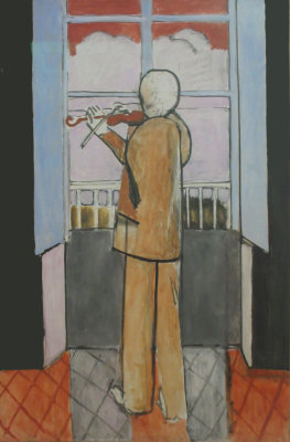 Henri Matisse. Violin player at the window. 1918.
