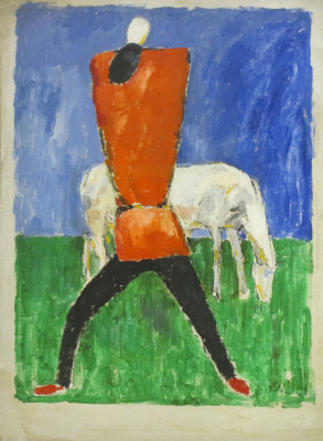 Kasimir Malvitch. Man and Horse. 1933.