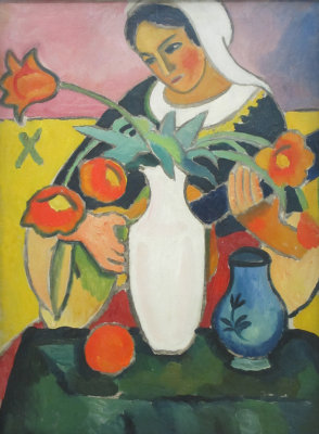 August Macke. The Lute Player. 1910.