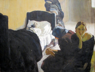 Peet Aren. (Estonia). At the sick bed. 1920.