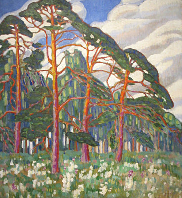 Konrad Mgi. (Estonia). Forest view. 1913.
