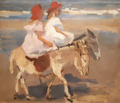 Isaac Israels. Donkey ride.