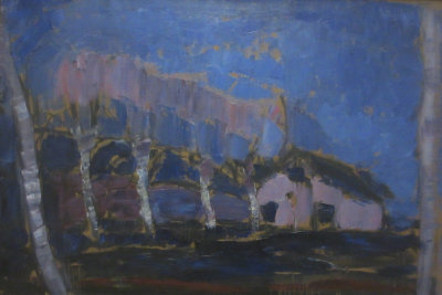 Landscape in the evening. 1908.