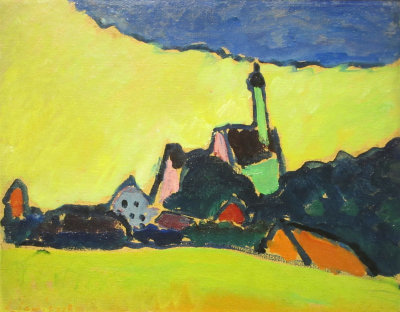 Landscape Murnau. 1909.