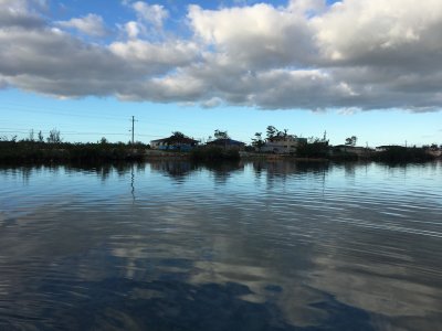 Lowe Sound, Andros - hard hit by Hurricane Matthew