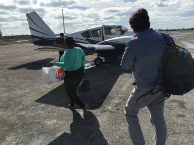 from Nassau to North Andros on a six-seater