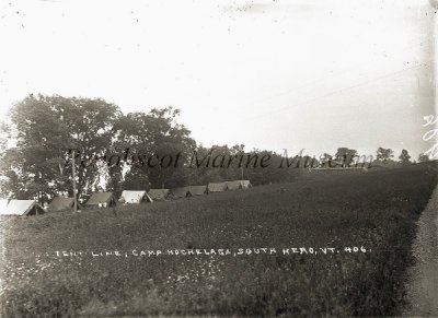 Tent Line, Camp Hochelaga, South Hero, VT. 406.