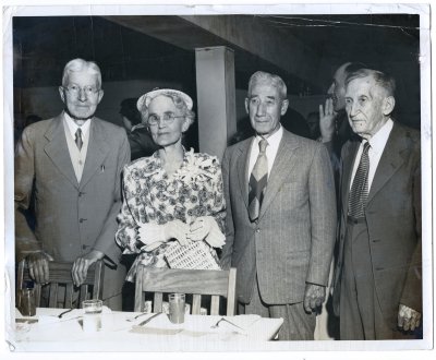 Myrtle C. Landis and George B Landis at her 60th reunion (birthday present)