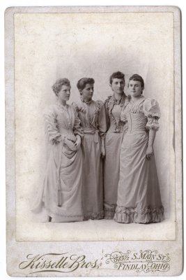 Myrtle Carrothers at right with the rest of the Excelsa Quartette